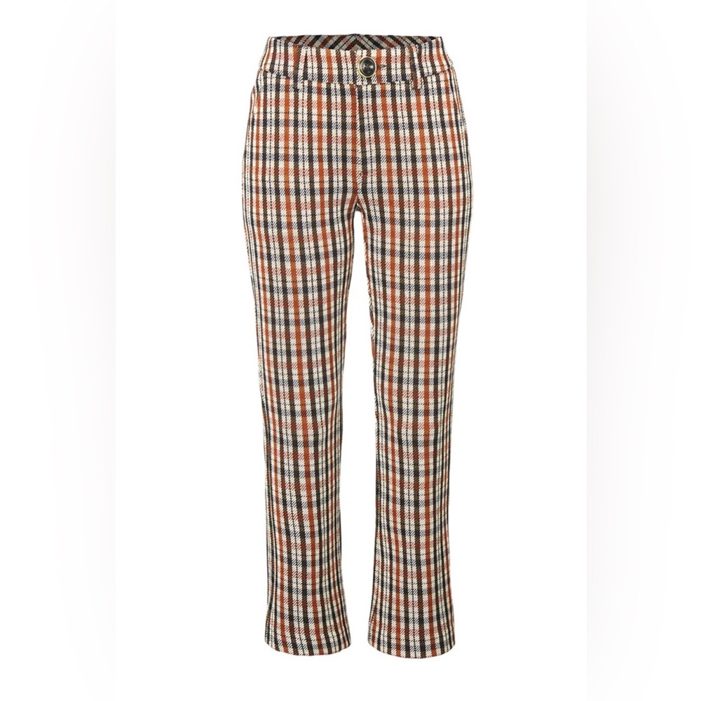 CAbi Jazzy Kick Flare Cropped Pant #4132 sz 14 VGUC